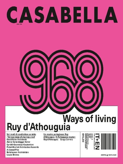 Title details for Casabella by Mondadori Media S.p.A., S.L.L. - Available
